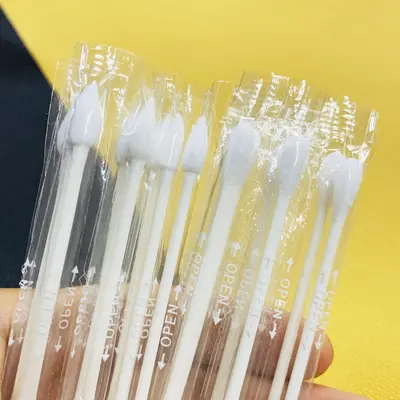 Disposable Cosmetic Cotton Swabs, Individually Packed, Double-Tipped