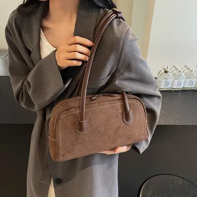 Large Capacity Women's Pillow-Shaped Underarm Shoulder Bag - 5