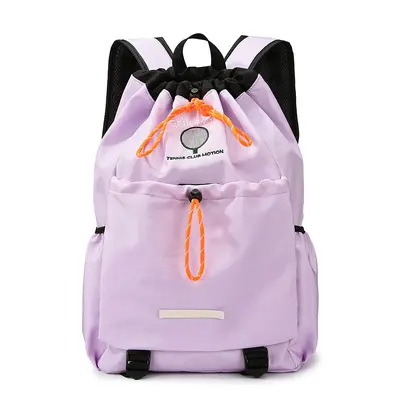 Badminton Sports Bag with Large Capacity and Drawstring Outdoor Backpack - 11