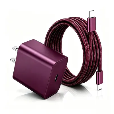 US-Spec PD 20W Fast Charger Head Set, Compatible with All iPhone Models