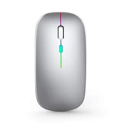 Grenzüberschreitende Fabrik Wireless Maus Stille Bluetooth Aufladbar Dual-Mode LED Notebook Computer Büro Universal Lagerware