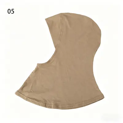 Modal Solid Color Beanie, High Elasticity, Mercerized Cotton Neck Warmer Hat - 12