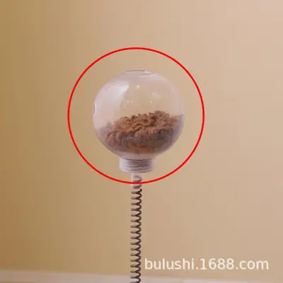 Solid Wood Rotating Cat Toy and Pet Treat Dispensing Ball, Roly-Poly - 13