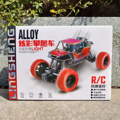 Alloy remote control climbing car gift box