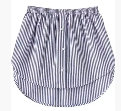 Korean Style White Half Skirt for Spring and Summer, Layering Skirt - 10
