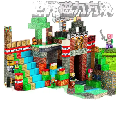 Minecraft Magnetic Building Blocks, Birthday Gift for Boys - 6