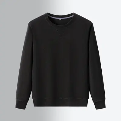 Men's Fleece-Lined Oxford Fleece Sweatshirt, Winter Model PY41-P36