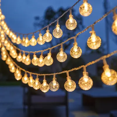 LED küçük renkli ışıklar yanıp sönen dize ışıklar yıldızlı gökyüzü güneş açık kamp tarzı gece pazarı durak atmosfer ışığı neon ışık şeridi