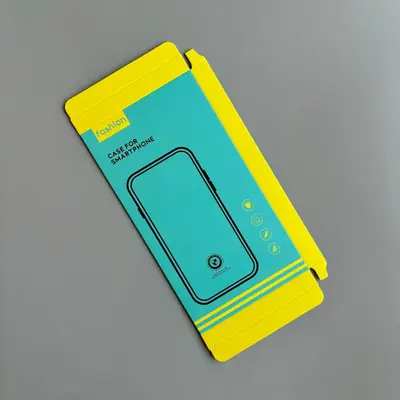 Handyhülle-Verpackungskarton, farbig bedruckt, universell einsetzbar - 8