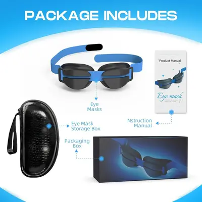 Silicone 3D Sleep Mask for Dry Eyes, Travel Eye Mask - 4