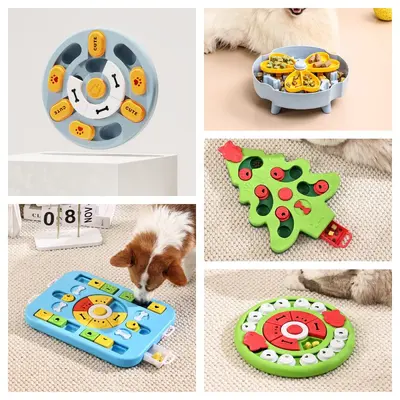Neues Amazon-Hundespielzeug mit Intelligenzförderung, Futterspender, Anti-Schling-Trainingsnapf, Slow-Feeder-Napf, Hundenapf, Hundeschüssel, Haustierbedarf