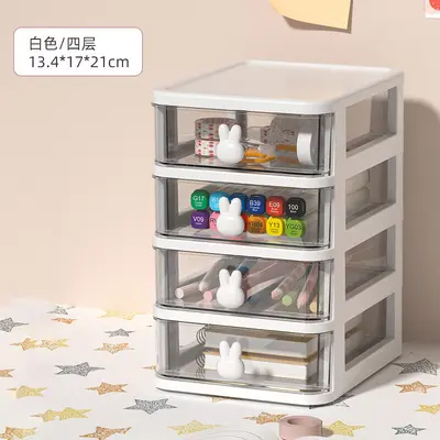 Transparent desk storage box, mini drawer type - 9