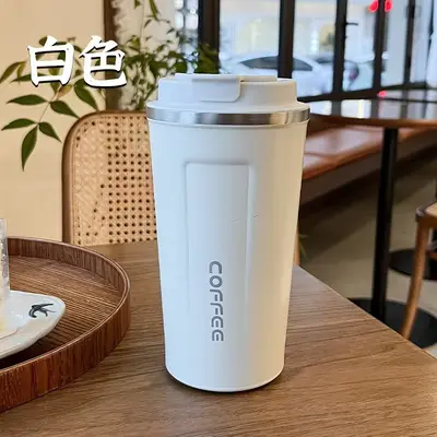 Portable 304 Stainless Steel Vacuum Insulated Coffee Cup for Car - 11