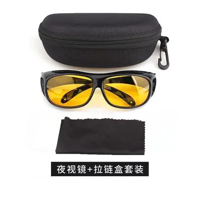 Outdoor cycling sunglasses, myopia set, polarized night vision glasses, men's and women's sunglasses, sports windproof and sandproof eyewear - 12