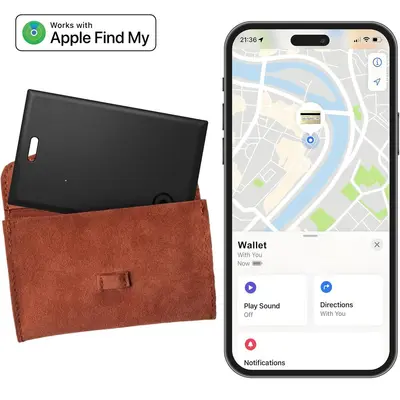 Kartenförmiger GPS-Tracker, iOS Find My kompatibel - 1
