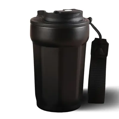 Portable Insulated Mug with Logo, Hot and Cold Retention, Engravable - 12