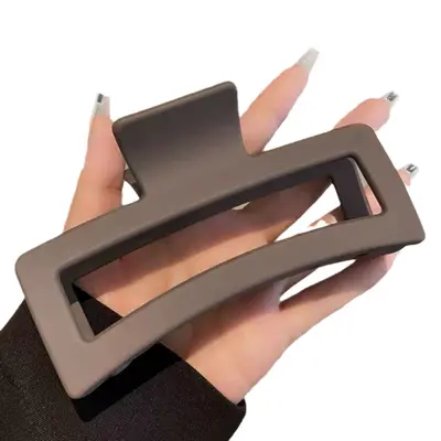 Dicke Haare Große Haarspange aus Acryl, Haarspange für den Hinterkopf, hochwertige elegante Haarspange Haaraccessoire, Hai-Spange