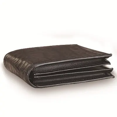 Genuine Thai Crocodile Leather Men's Wallet, Short, Multi-Card Slots - 5