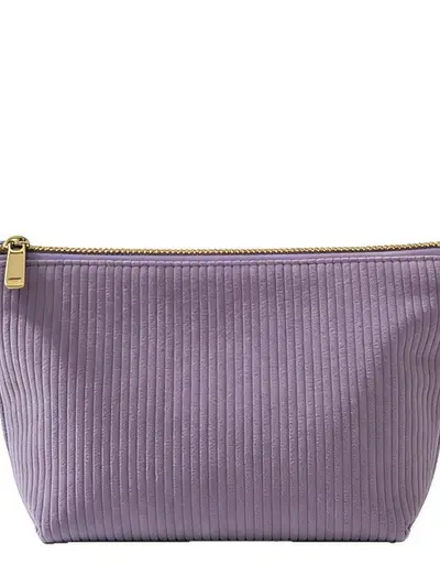 Große Kosmetiktasche aus Cord, Reise-Kulturbeutel