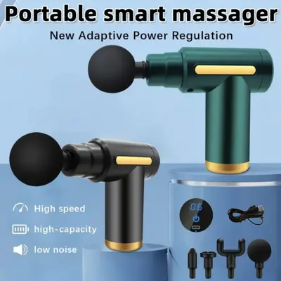 LCD 720 Fascia Massage Gun, Rechargeable, Portable - 4