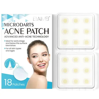 ELAIMEI Microneedle Hydrocolloid Acne Patch, Invisible - 6