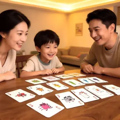 Children's English Math Number Learning Cards - 4