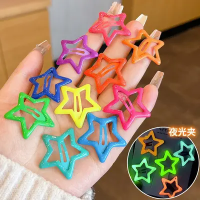 Five-Pointed Star Hair Clip for Women, Side Bangs Clip - 10