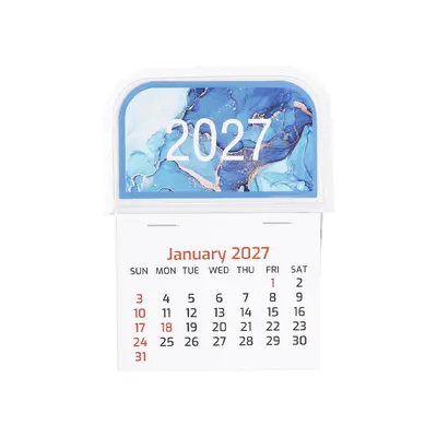 PVC Desk Pad with Adhesive Pocket and Desk Calendar, Executive Desk Mat, Customizable Logo - 13