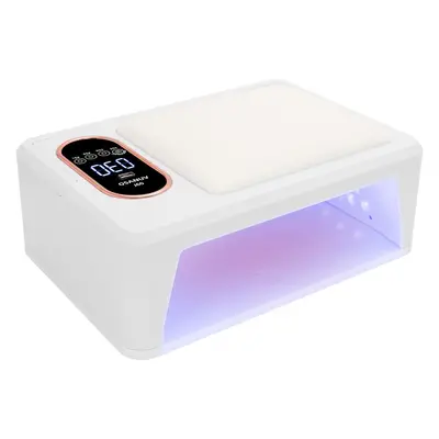 288W Dual Hand Manicure Lamp with Wearable Nail Pillow, Phototherapy