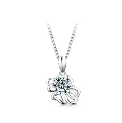 Burç Kolye, 925 Gümüş, 1 Karat Moissanite - 12