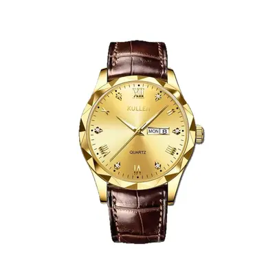 Swiss men's watch, quartz, ultra-thin, calendar, waterproof - 6