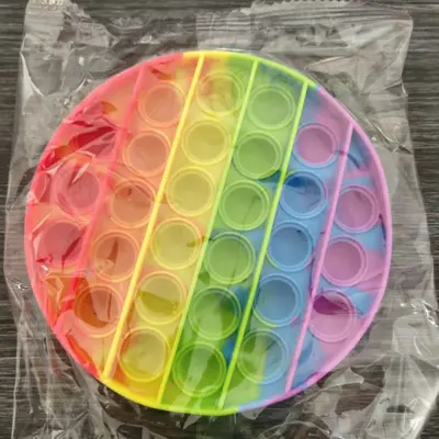 Rainbow Pop-It Fidget Toy for Kids, Stress Relief and Educational - 3