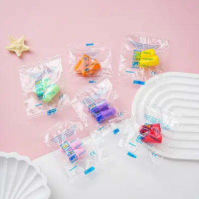 Silicone Swimming Earplugs, Slow Rebound, Sound Insulating