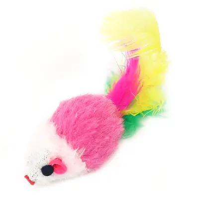 Colorful Bell Ball Cat Toy Set with Mouse - 6