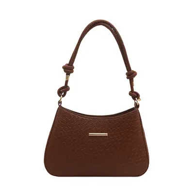 Women's Solid Colour Underarm Crossbody Bag, Spring Style - 10