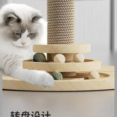 Katzenspielzeug Kratzbrett kratzfest und krümelfrei Kratzsäule Katzenangel Kletterturm Katzenkratzbaum selbstbeschäftigendes Beschäftigungswunder Katzenbedarf