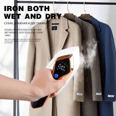 Mini Portable Steam Iron for Home and Travel, Rotating Head