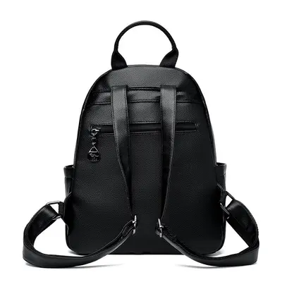 Women's PU Backpack, Large Capacity Outdoor Travel Bag - 5