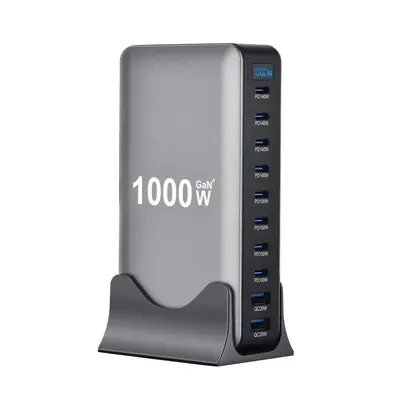1000W GaN PD Charger 10-Port Multifunctional 1000W Adapter New 950W Multi-Port Charger