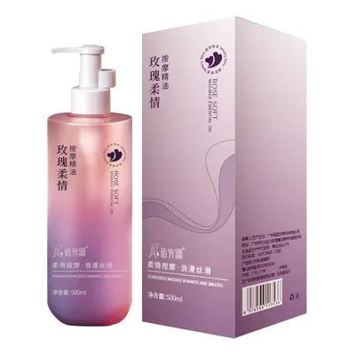 Rose Couples Massage Oil, Rinse-Free Lubricant - 6