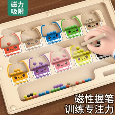 Magnetic Ball Maze, Ages 3-6, Concentration Training