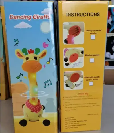 Volume Adjustable Swinging Dancing Giraffe Plush Toy That Sings - 9