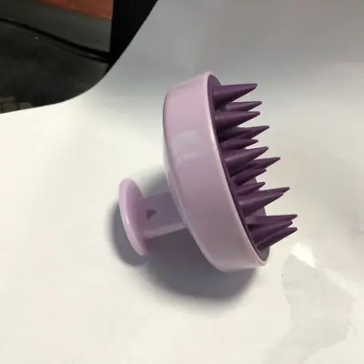 Temu Kopfhaut-Massagebürste Haarwaschgerät Shampoo-Kamm Haarbürste Massagewerkzeug Silikon-Kamm Kopfhautscaler. - 10