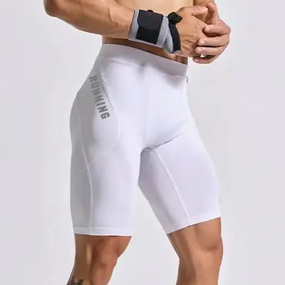 Men's Compression 3/4 Sports Shorts Quick-Dry Running Basketball - 9