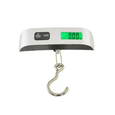 T-tipi 50kg bagaj tartısı taşınabilir yeşil ışıklı taşınabilir tartı çelik kancalı asılı tartı sınır ötesi küçük parsel tartısı spot toptan satış - 8