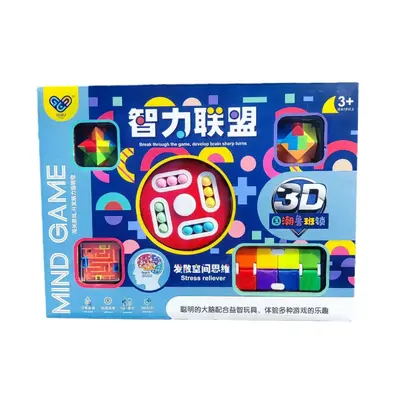 Children's Educational Magic Cube and Maze Game Set, Brain Training Gift Box - 6