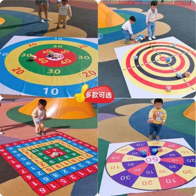 Children's Sandbag Toss Target Game for Kindergarten Outdoor Team Activities - 5