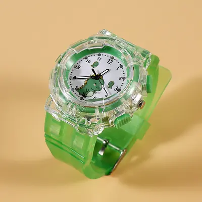 Eggboy children's watch, dinosaur design, luminous, transparent - 12