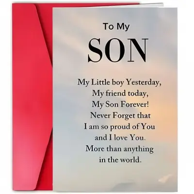 Funny Birthday Card with Envelope, Humorous Text Prank Card