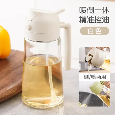 Glass oil bottle, spray and pour dual-function - 7